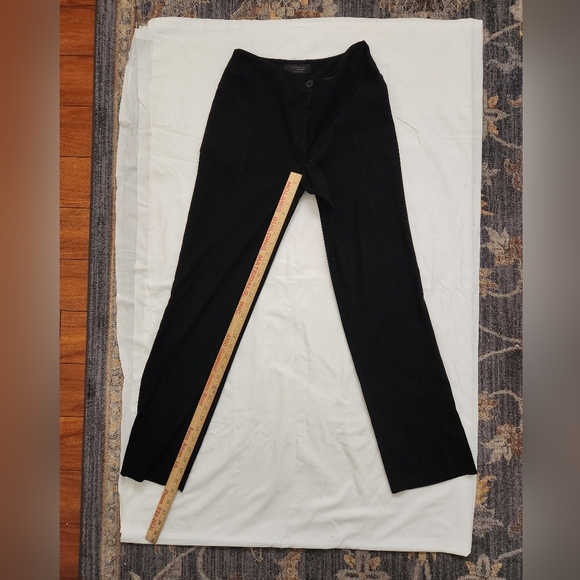 Vintage  Express Black Faux Suede Pants  Sz 5/6 - Picture 3 of 4
